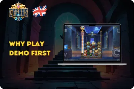 Cygnus 5 free demo slot by Elk Studios showing Avalanche mechanic and multiplier pillar